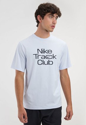 Camiseta Lila Claro-Azul Navy NIKE Track Club