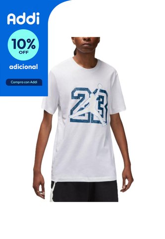 Camiseta Jordan Flight Essentials Crew-Blanco Nike