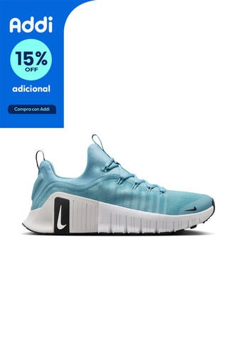 Tenis Nike Free Metcon 6 Hombre-Celeste Nike