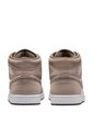 Tenis Nike Air Jordan 1 Mid Hombre-Blanco/Café de Nike