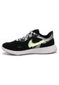 Tenis Running Negro-Verde-Blanco Nike Revolution 5 de Nike