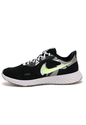Tenis Running Negro-Verde-Blanco Nike Revolution 5