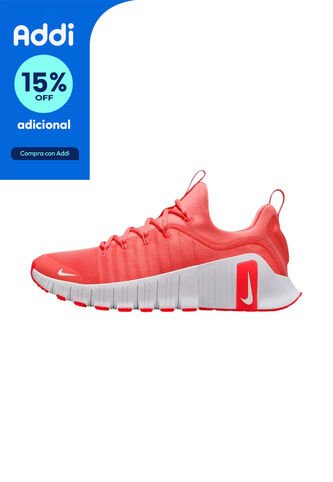 Tenis Nike W Free Metcon 6 Mujer-Naranja Nike