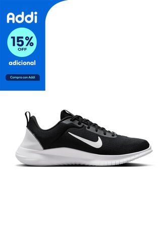Tenis Nike Flex Experience Rn 12 Hombre-Negro/Blanco Nike