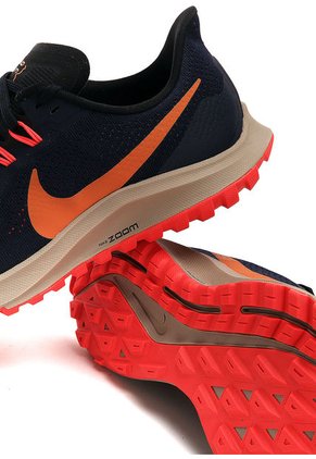 Tenis Running Azul-Naranja-Coral-Café Nike Air Zoom Pegasus 36 Trail