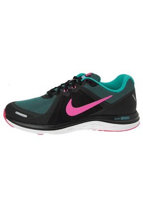 Running Negro-Verde-Rosa Nike Wmns Dual Fusion X 2
