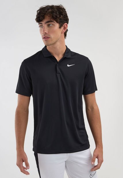 Polo Negro NIKE NikeCourt Dri-FIT