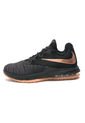 Tenis Basketball Negro-Oro Rosa Nike Air Max Infuriate III Low de Nike