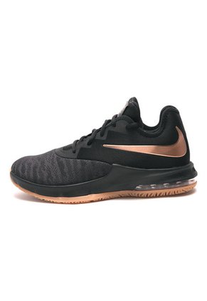 Tenis Basketball Negro-Oro Rosa Nike Air Max Infuriate III Low