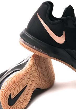 Tenis Basketball Negro-Oro Rosa Nike Air Max Infuriate III Low