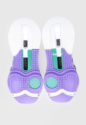 Tenis Training Blanco-Verde-Negro-Violeta Nike Air Zoom Superrep 3