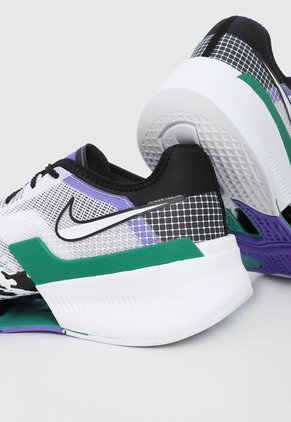 Tenis Training Blanco-Verde-Negro-Violeta Nike Air Zoom Superrep 3