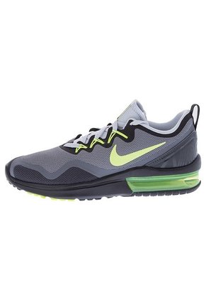 Running Gris-Verde Neón Nike Aix Max Fury