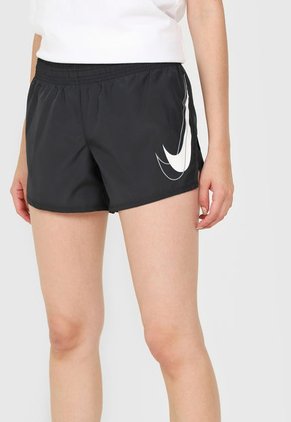 Pantaloneta Negro-Blanco Nike Femme 10k 3.5in Shorts
