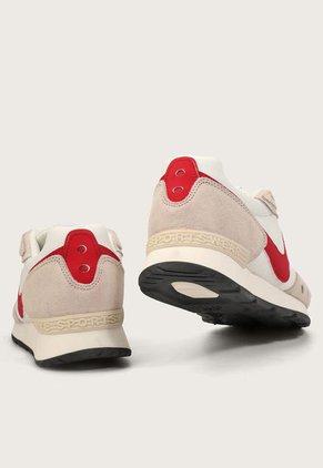 Tenis Lifestyle Blanco-Beige-Rojo Nike Venture Runner