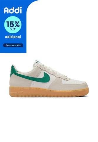 Tenis Nike Air Force 1 07 Lv8 Ess-Gris/Verde Nike