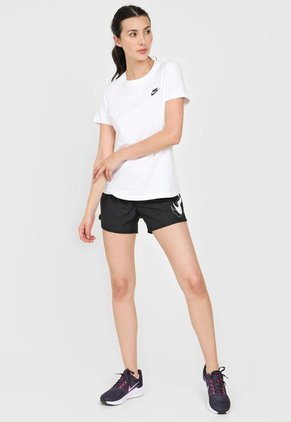 Pantaloneta Negro-Blanco Nike Femme 10k 3.5in Shorts