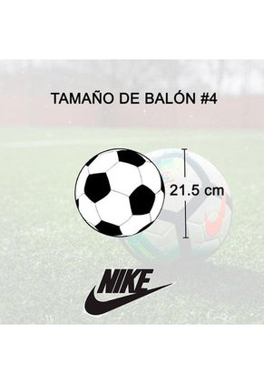 Balon De Fútbol Nike Strike Tamaño 4-Blanco