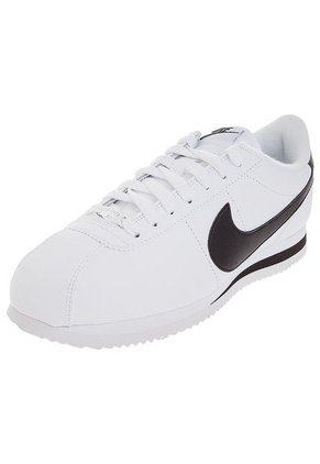 Tenis Lifestyle Blanco/Negro Nike Cortez Basic Leather