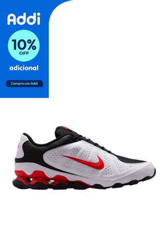 Tenis Nike Reax 8 Nsw Sl Hombre-Blanco/Rojo Nike