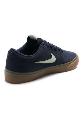 Tenis Skateboarding Azul-Beige Nike Sb Chage  Suede