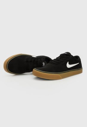 Tenis Skateboarding Negro-Café-Blanco Nike SB Chron 2