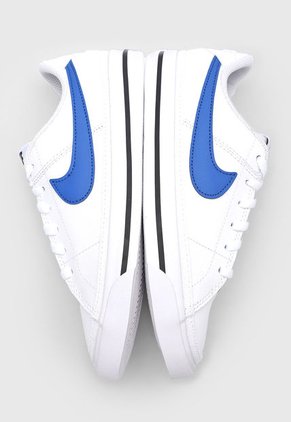Tenis Lifestyle Blanco-Azul-Negro Nike Kids Court Legacy