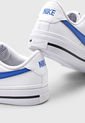 Tenis Lifestyle Blanco-Azul-Negro Nike Kids Court Legacy de Nike