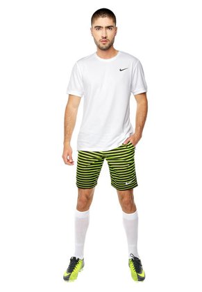 Pantaloneta Negro-Verde Neón Nike