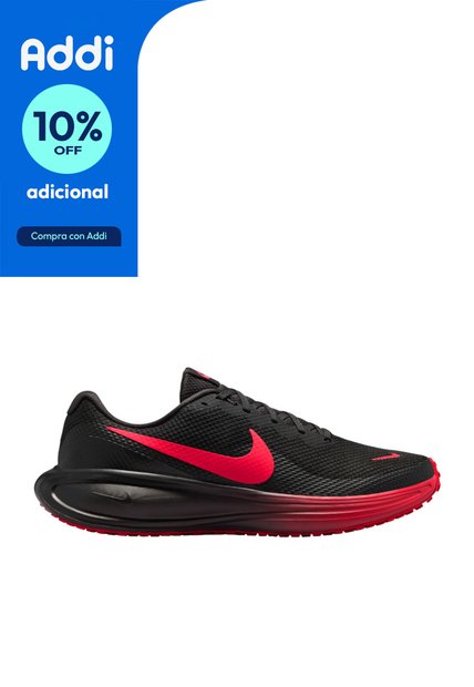 Tenis Nike Revolution 8 Hombre-Negro/Rojo