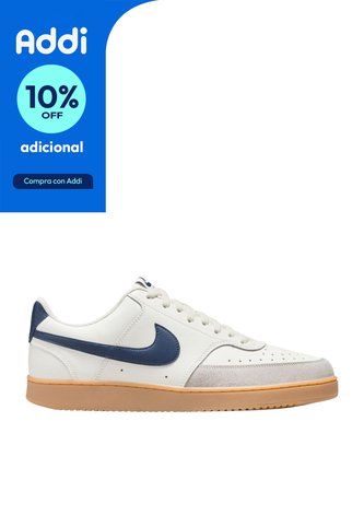 Tenis Nike Court Vision Lo Fwco 2 Hombre-Beige/Azul Nike