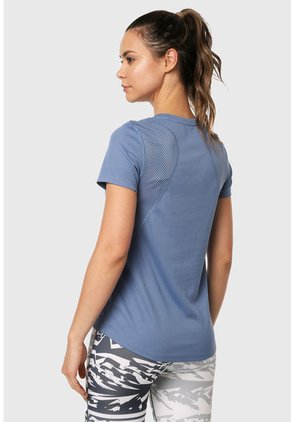 Camiseta Azul Nike Run Top SS