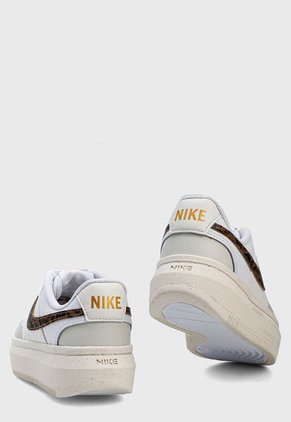 Tenis Lifestyle Blanco-Café-Beige Nike Court Vision Alta LTR