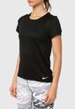 Camiseta Negro Nike Run Top SS de Nike