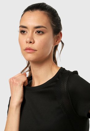 Camiseta Negro Nike Run Top SS