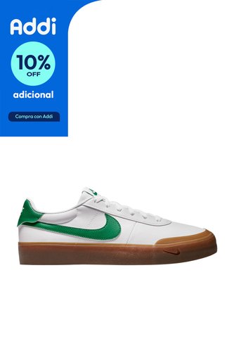 Tenis Nike Court Shot Hombre-Blanco/Verde Nike