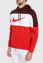Buzo Vinotinto-Blanco-Rojo Nike Poleron de Nike