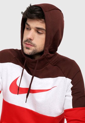 Buzo Vinotinto-Blanco-Rojo Nike Poleron