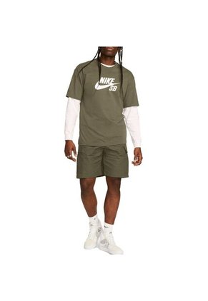 Camiseta Nike Action Sports Tee Logo Hbr-Verde Militar
