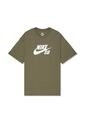 Camiseta Nike Action Sports Tee Logo Hbr-Verde Militar de Nike
