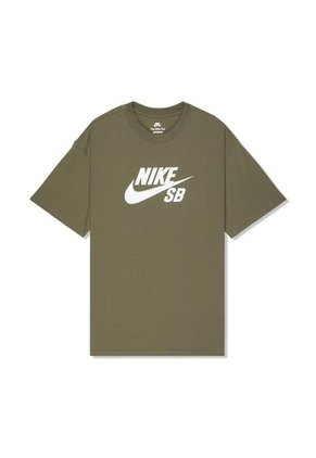 Camiseta Nike Action Sports Tee Logo Hbr-Verde Militar