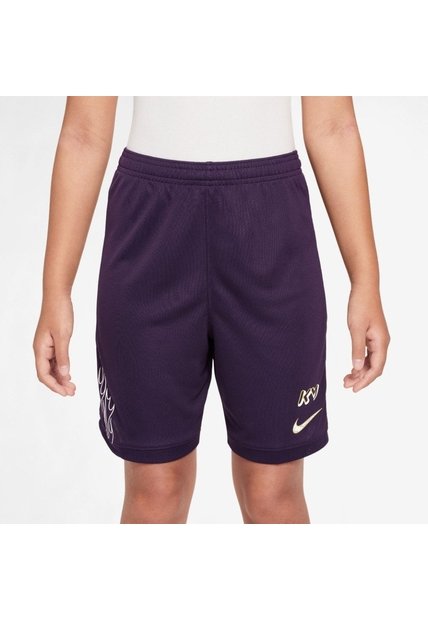 Pantaloneta Niño Nike Kylian Mbappé Academy Morado
