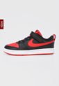 Tenis Lifestyle Negro-Rojo-Blanco Nike Kids Court Borough Low 2 de Nike
