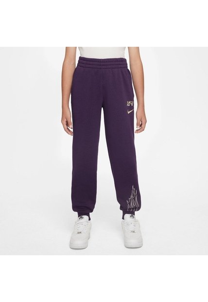 Pantalón Niños Nike Kylian Mbappé Club Fleece Violeta