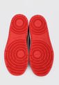 Tenis Lifestyle Negro-Rojo-Blanco Nike Kids Court Borough Low 2 de Nike