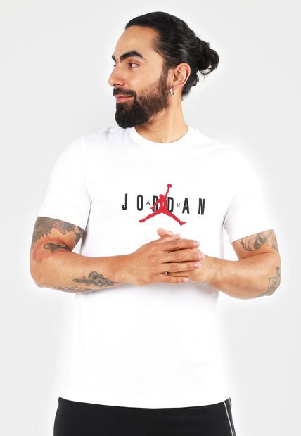 Camiseta Blanco-Rojo-Negro Nike Jordan Air