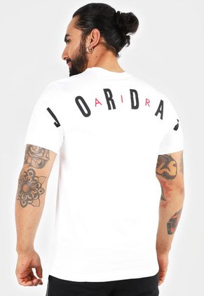 Camiseta Blanco-Rojo-Negro Nike Jordan Air