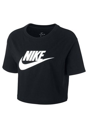 Camiseta Nike Sportswear Essential Graphic Tees Mujer-Negro
