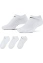 Medias Hombre Nike Everyday Cush No Show (3 Par) Blanco de Nike