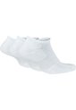 Medias Hombre Nike Everyday Cush No Show (3 Par) Blanco de Nike
